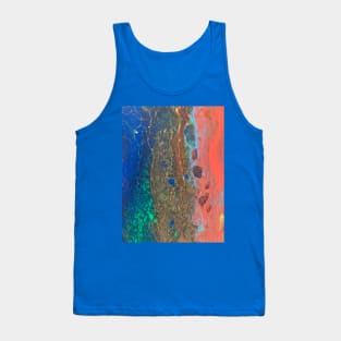 Pouring fluid abstract Tank Top